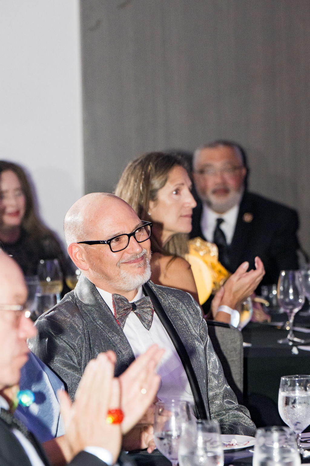 Guests applauding during the gala presentation