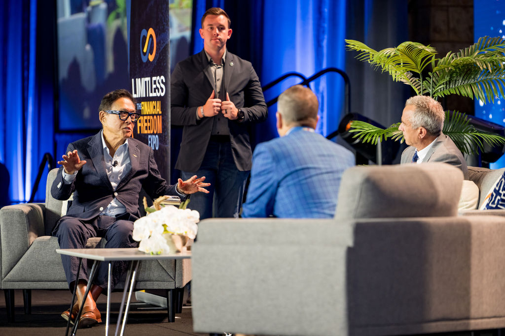 Panel conversation between featured speakers at Limitless Expo