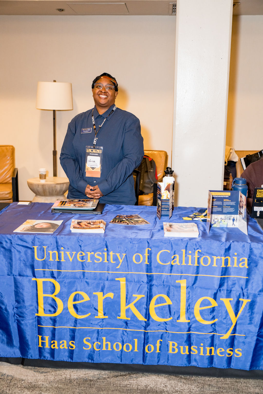 UC Berkeley Haas School of Business booth at the BSA Summit