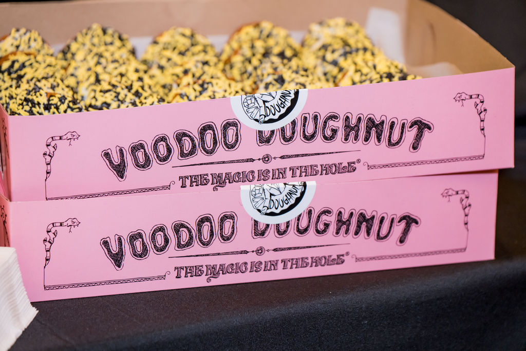 Voodoo Doughnut boxes served at the BSA Summit in Eugene, Oregon